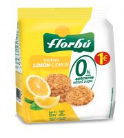FLORBU MINI COOKIES LIMON 0% 130G 6P