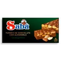SABU TURRON CHOCO ALMENDRAS 175G 12P