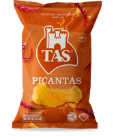 TAS PATATAS PICANTES LISAS 450G 6P